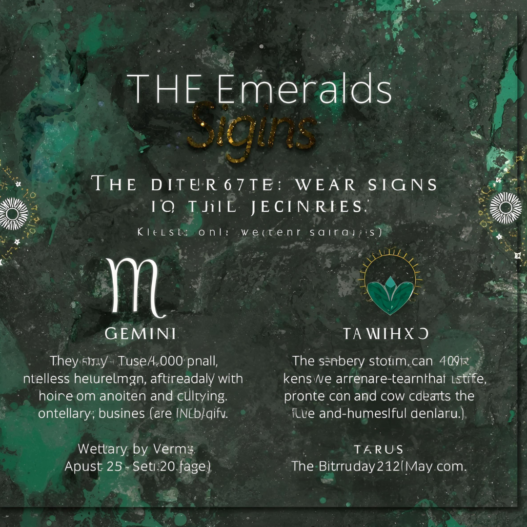 What Zodiac Should Wear Emerald